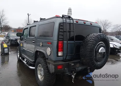 2007 Hummer H2 Suv z USA, uszkodzony, nr VIN 5GRGN23U47H109548